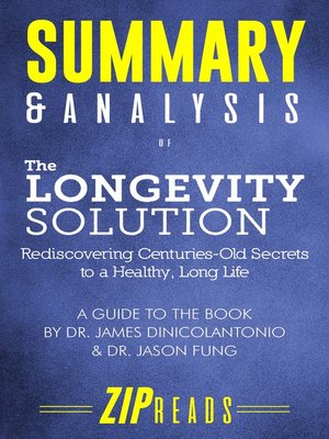 cover image of Summary & Analysis of the Longevity Solution